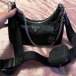 Prada Re-Edition 2005 Black Nylon Bag